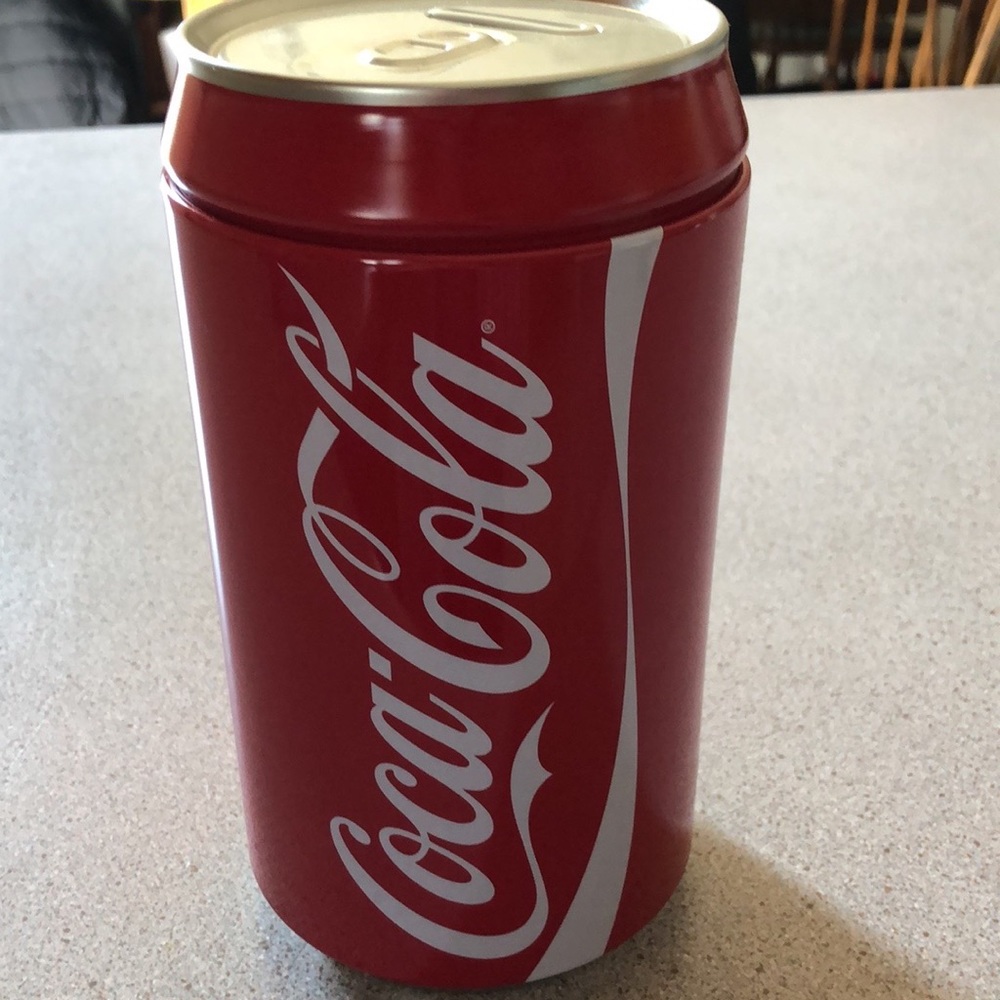 Coca-Cola can money bank